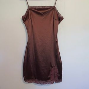 NWOT silk slit-dress 💌